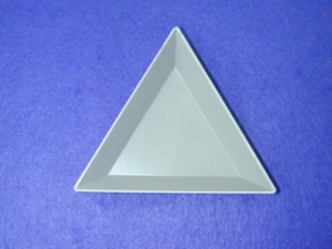 HC0019 Triangle Plastic Bead Tray |Bead Design Board Rectangle Plastic Measuring <b>Tool</b> For Bracelet Making Jewelry Supplies Kit - Product Image 1