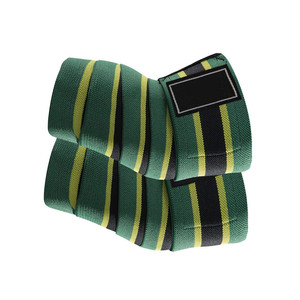 Genouillère de compression réglable, épaisse, respirante et légère avec fermeture auto-agrippante pour la musculation, la course à pied et le football - Spandex - Product Image 3