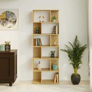 Étagère à livres autoportante Crosbon en teck européen, gamme Premyrr - Product Image 1