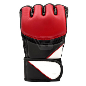 Gants de MMA et de kickboxing en cuir de haute qualité, demi-doigts, légers et respirants pour la boxe, le grappling et l'entraînement au sac de frappe - Product Image 5