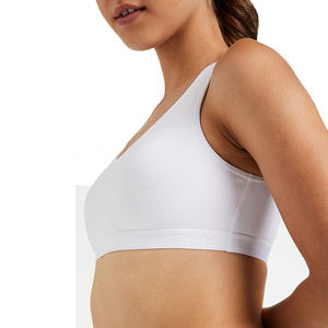 Sujetador deportivo de alto soporte para mujer al por mayor, sujetador de yoga deportivo con espalda cruzada, ropa deportiva transpirable para gimnasio, sujetador deportivo sin costuras ajustable - Product Image 5