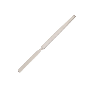 Professional Stainless Steel Single Ended Mixing Spatula with Satin or Bright Polished Finish for <b>Makeup</b> and Cosmetic Use - Product Image 6
