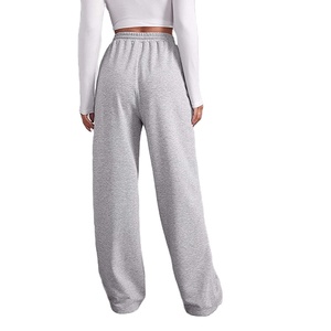 <b>Women's</b> Premium Fleece Cotton Jogger <b>Sweatpants</b> OEM Service Fashionable Flat Low MOQ Summer Outdoor Running Casual Breathable - Product Image 3