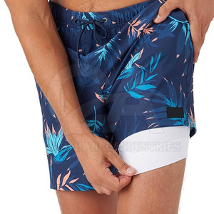 High Quality <b>Men</b> Swim <b>Trunks</b> Designer Style <b>Men</b> Swim Shorts Slim Fit Quick Dry Beachwear Custom Branding - Product Image 2
