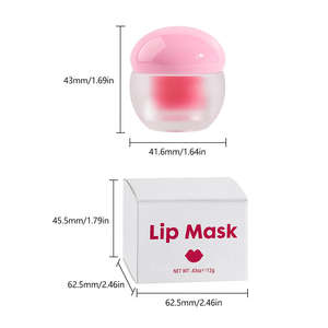 Masque pour les lèvres 3 saveurs, crème hydratante et nourrissante pour lèvres sèches et gercées, longue durée, haute qualité, soin des lèvres, maquillage, marque privée - Product Image 6