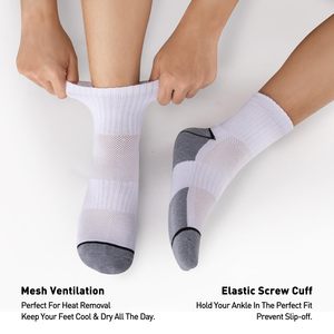 Men's Custom Logo Anti-Slip Spring Cotton <b>Socks</b> White Ankle/Middle/Crew/<b>Knee</b>-<b>Socks</b> Sporty Daily Use ODM OEM - Product Image 2