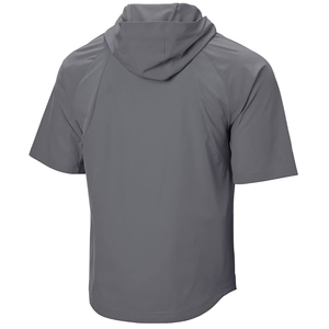 Veste de baseball personnalisée respirante, anti-humidité, hydrofuge, avec fermeture éclair quart de tour et bas réglable, avec option OEM - Product Image 2