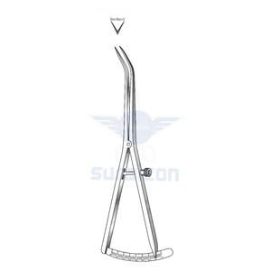 Calibrador Castroviejo-Epker de 18 cm / 7 Pulgadas, Curvo, Rango de Medición de 40 mm, Precisión, Acero Inoxidable, Oftálmico, Quirúrgico - Product Image 1