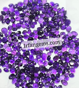Cristal de Amatista Africana de Alta Calidad, 100% Natural, Amatista Púrpura en Cabujón, Precio al por Mayor, Lote de Formas y Tamaños Variados para la Fabricación de Joyería - Product Image 4