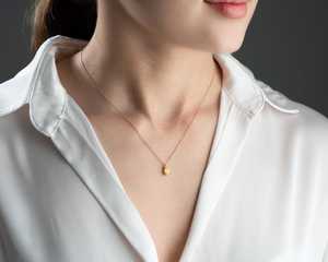 Colgante de Citrino, Piedra de Nacimiento de Noviembre, Corte Pera, Plata de Ley 925, Chapado en Oro Rosa de 14K, Joyería Delicada con Piedras Preciosas - Product Image 2