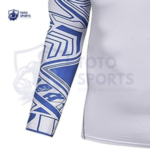 T-shirt de compression pour homme, léger, respirant, haute qualité, manches longues, pour la gym et le fitness - Product Image 5