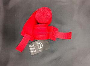 Meilleures ventes : Bandes de poignet réglables en pur coton respirant, longueur personnalisable, avec logo, pour la boxe en extérieur et les arts martiaux de haute performance - Product Image 3