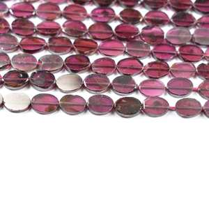 Natural <b>Garnet</b> Smooth Oval Beads 5x7MM <b>Garnet</b> Gemstone Beads Wholesale Price Bulk 16 Inch Loose <b>Garnet</b> Beads For Jewelry Making - Product Image 6