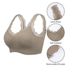 Sujetador deportivo para mujer con logotipo personalizado en la parte delantera, de diseño moderno, ligero, transpirable y de alta calidad, para venta en línea a bajo precio. - Product Image 1