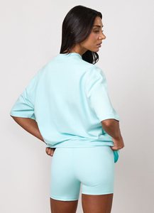 T-shirt court de sport pour femme, coupe ajustée, respirant, manches courtes, couleurs personnalisées, impression sérigraphique sur mesure, OEM, vente en gros - Product Image 2