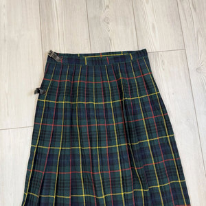 Falda Kilt Escocesa Verde de Lana para Mujer, Talla 30, Diseño Moderno Tartan con Hebillas de Cuero 2026 - Product Image 2