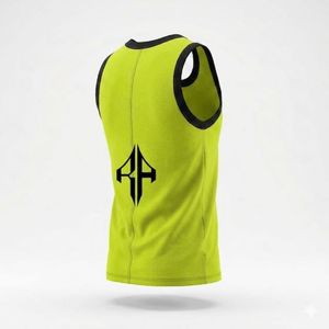 Camiseta sin Mangas para Hombre de Primera Calidad, Diseño Personalizado, Material Estampado Técnico, 100% Algodón, Estilo Casual, por RIVIAN ATLANTIC - Product Image 3