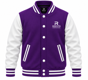 Chaquetas de Invierno Personalizadas OEM de Alta Calidad para Hombre, Chaqueta Varsity de Béisbol con Mangas de Cuero y Lana para Hombre 2026 al por Mayor - Product Image 1
