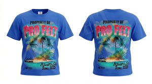 T-shirt à manches courtes col rond, coupe décontractée et ajustée, imprimé, style urbain, été, logo personnalisé, 100% coton respirant, tendance - Product Image 2