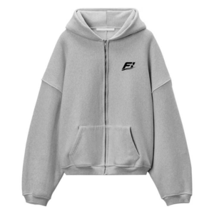 Sudadera con capucha de algodón extragrande para hombre, con cremallera completa, de corte holgado y grueso, bordada, informal, proveedor mayorista a granel, EE. UU. - Product Image 5