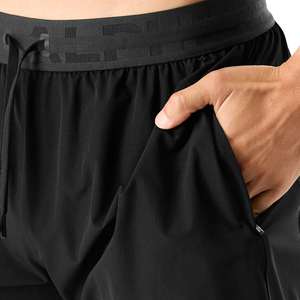 Shorts de course pour hommes, séchage rapide, respirants, légers, taille mi-haute, avec cordon de serrage, pour l'entraînement, le fitness, les sports et le quotidien - Product Image 4
