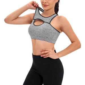 Women's Padded Sports Bra Soft Stretch Athletic Bra for Gym Workout Running Yoga Custom Private Label Manufacturing - Product Image 5