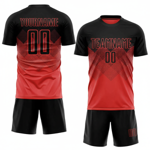 Tenues de football haut de gamme pour hommes |   Uniformes personnalisés sublimés à manches courtes 100% polyester séchage rapide 2026 - Product Image 4