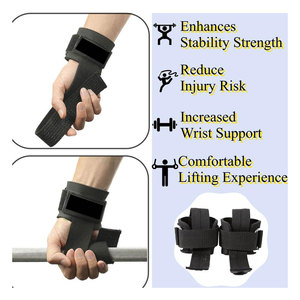 Superior Sports Weightlifting Hook <b>Straps</b> <b>for</b> Consistent Heavy <b>Lifting</b> High Performance Gym Wrist Support Hooks Durable Non Slip - Product Image 5