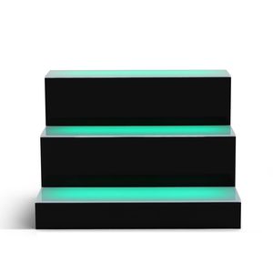 Étagère murale pour bouteilles d'alcool avec éclairage LED de 16 pouces pour la maison et les commerces, idéale pour les bars - Product Image 4