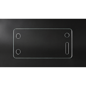 Verre électronique à rainure de guidage pour clavier, usiné CNC, avec capteur tactile intégré - Product Image 4