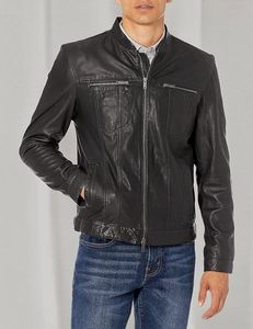 Genuine <b>Leather</b> <b>Jacket</b> Windproof Eco-Friendly Breathable Men's Women Custom Styles Vintage Autumn <b>Winter</b> Wear Multiple Colors - Product Image 1