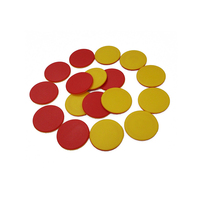 Jetons de jeu en plastique double face colorés pour mathématiques et bingo, jetons de poker, puzzles de construction empilables, pièces éducatives