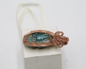 Pendentif en améthyste naturelle AAA+++ avec enroulement en fil de cuivre, bijoux en pierres précieuses faits à la main, taille libre, pendentif en cristal de guérison - Product Image 2