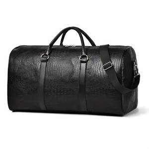 New Arrival Genuine Leather <b>Men</b> Casual Travel <b>Bag</b> Waterproof Duffle Leather <b>Bag</b> <b>For</b> Online sale in Low price - Product Image 1
