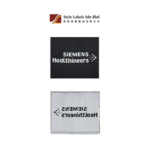 Étiquettes en tissu damassé tissé sur mesure - Personnalisées, lavables, découpées au laser, à coudre pour sacs et vêtements - Product Image 3