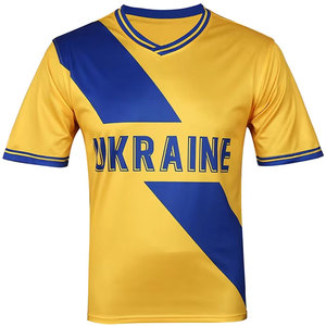 เสื้อฟุตบอลแขนสั้นโพลีเอสเตอร์ 100% ขายส่งแบบกำหนดเองได้ ดีไซน์ย้อนยุค พิมพ์ลายแบบซับลิเมชั่น ไซส์ใหญ่สำหรับผู้ชาย - Product Image 2