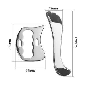 Body Muscle Relaxing and Scraping Stainless Steel Instrument Set with Manual Power Source Hosanna Surgical Reusable - Product Image 5