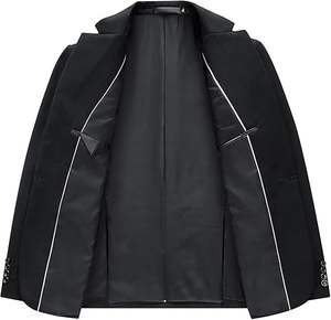 Trajes Formales de Negocios para Hombre de Doble Botonadura, Personalizables, de Buena Calidad, Antiarrugas, Corte Entallado, Tallas Grandes, Blazer Casual para Boda - Product Image 3