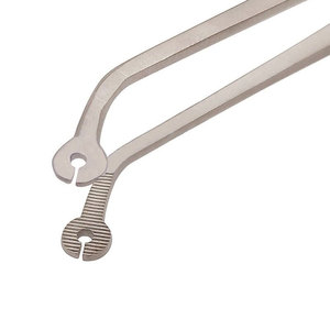 Pinces chirurgicales dentaires certifiées CE, à pointe dentelée, pour la pose de points et la manipulation de pansements en coton / Porte-coton dentaire - Product Image 4
