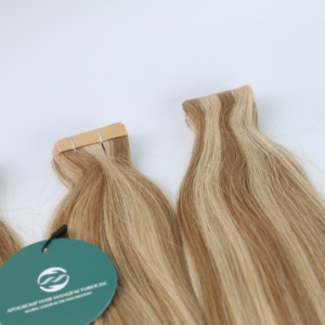 Extensions de cheveux invisibles à bandes adhésives, couleur piano, cheveux humains Remy vietnamiens doublement étirés pour femmes, usage professionnel en salon, best-seller - Product Image 5
