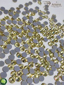 ARIANA Jonquil Citrine Light Topaz LCT Cristales de Estrás Termoadhesivos de Base Plana para Prendas, Joyería, Equipo Ecuestre y Pantalones - Product Image 2
