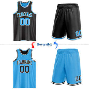 Conjunto de Uniforme de Baloncesto Reversible Personalizado, Impresión por Transferencia de Calor, Poliéster de Secado Rápido, Nombre y Número Personalizados, Cintura Elástica - Product Image 6