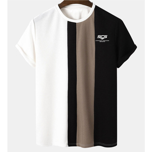 เสื้อยืดสีพื้น ผ้าฝ้าย 100% สำหรับผู้ชาย สวมใส่สบาย ไซส์ใหญ่ ทรงหลวม เสื้อผ้าผู้ชายลำลอง พิมพ์ลาย ราคาประหยัด - Product Image 1