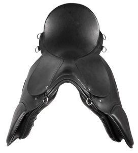 TI101OA042 Silla de montar de cuero genuino de alta resistencia con diseño personalizado, asiento suave para salto ecuestre inglés, con estructura de madera - Product Image 3