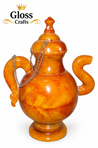 Gloss Crafts Luxury Eco-Friendly Crystal Glass Traditional Chinese <b>Tea</b> Maker <b>Infuser</b> Lid Handle <b>Tea</b> Set Country Design Party - Product Image 5