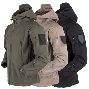 Veste Softshell à Capuche Camouflage Homme Multi-Poches Doublée Polaire Coupe-Vent pour Extérieur Motifs Forêt Désert Multicam Personnalisable OEM - Product Image 5