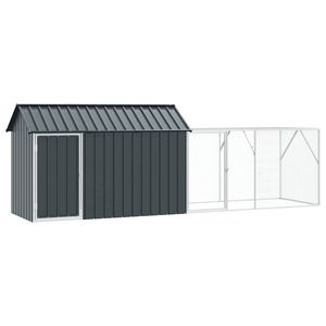 Jaula para Pájaros de Acero Galvanizado Antracita 416.5 X 103 X 142 cm - Product Image 2