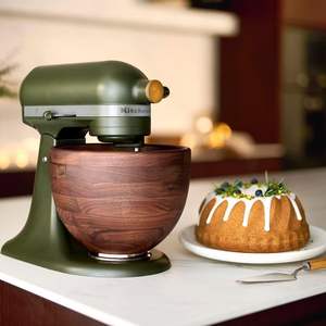 Bol mélangeur compatible KitchenAid en bois écologique fait main |   Utilisation sur table |   Cadeau d'anniversaire |   Vente en gros de haute qualité - Product Image 4