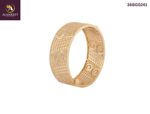 New trendy 2 pcs One Gram 24K Gold Plated Women's Bangle <b>Set</b> - Product Image 2