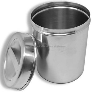 Pot à pansements médical WARSAW de qualité supérieure en acier inoxydable, certifié ISO et CE, instruments de stérilisation |   porte-aiguille - Product Image 4